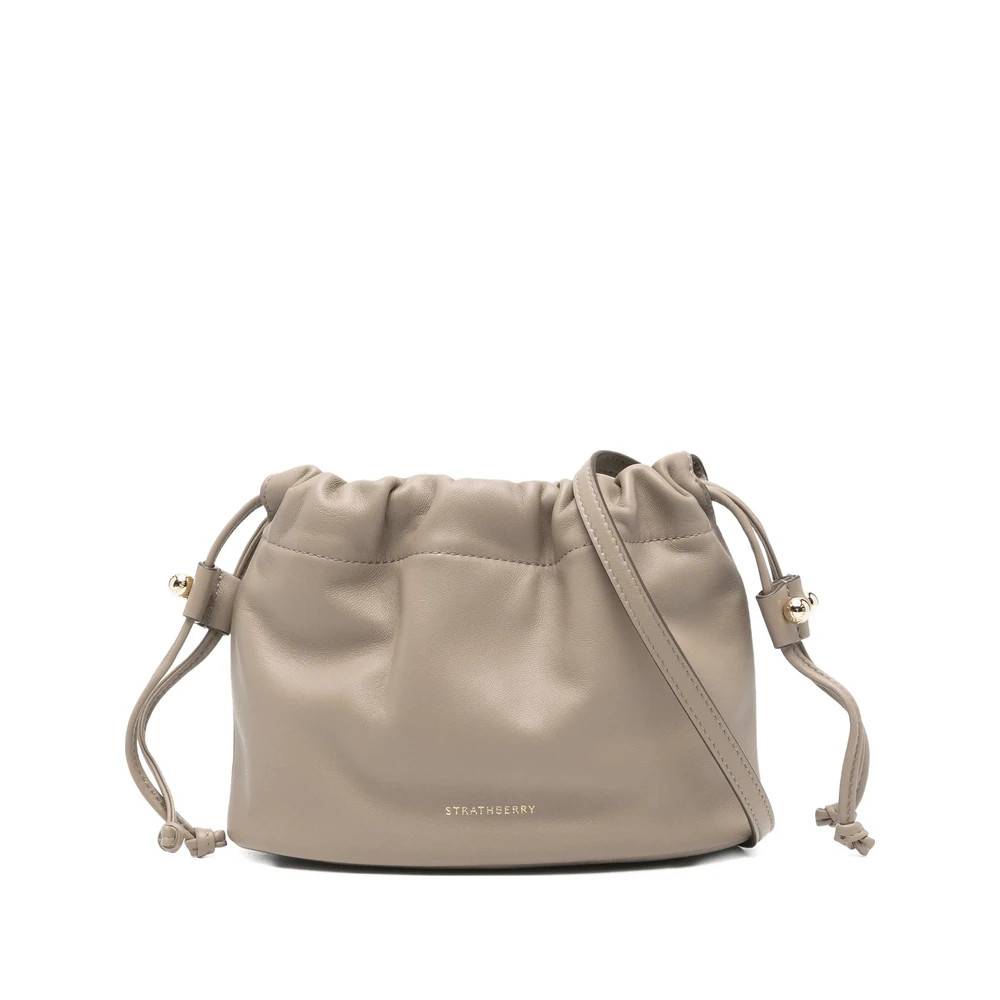 Strathberry, Väskor , Dam, ONE Size, Läder, Charlotte Drawstring
