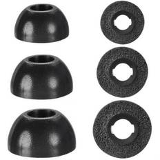 Ørepuder Foam 6-pak Samsung Galaxy Buds 3 Pro - Sort