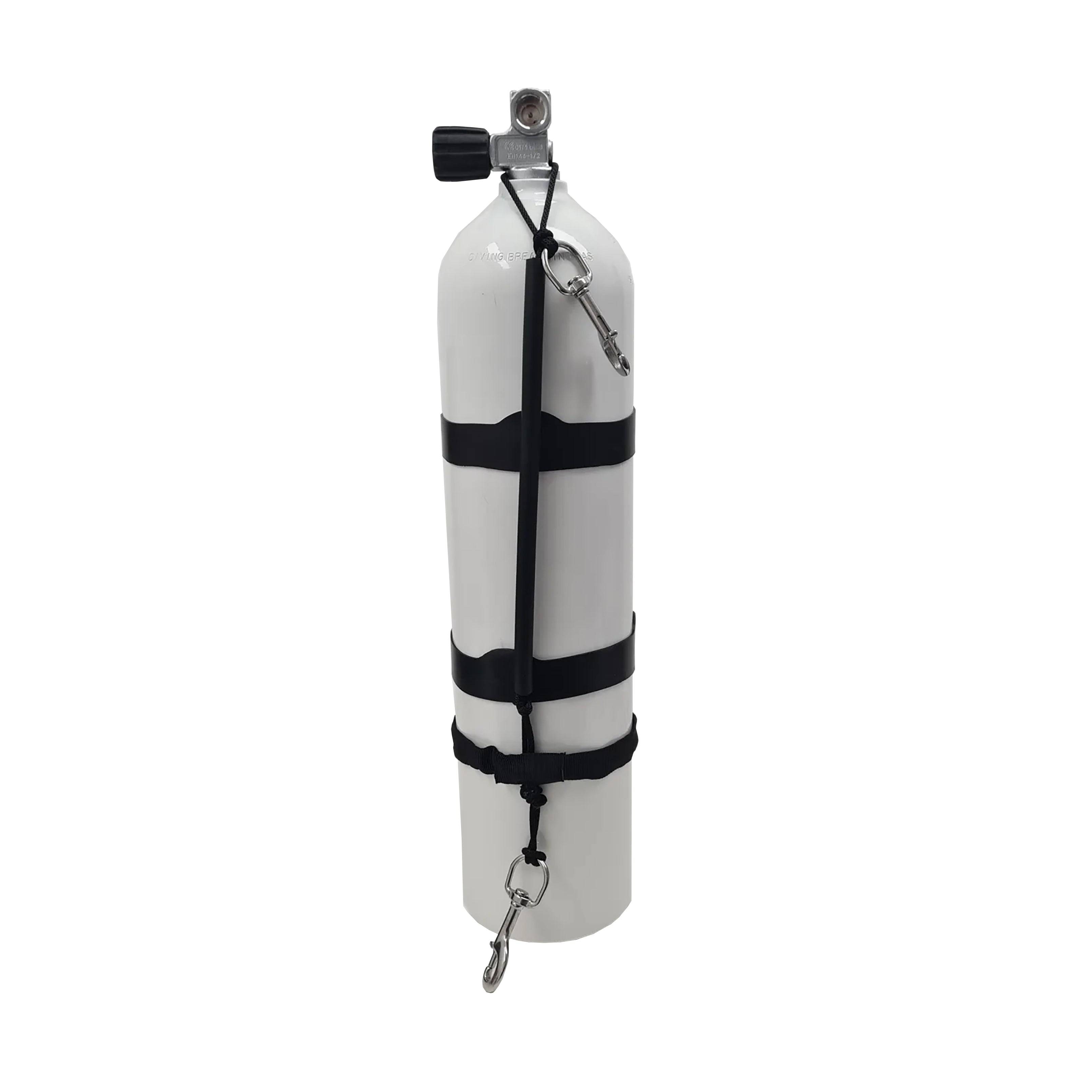 7L Alu. Flaske 207 Bar / Stage-system m. NITROX VENTIL M26X2 & REG