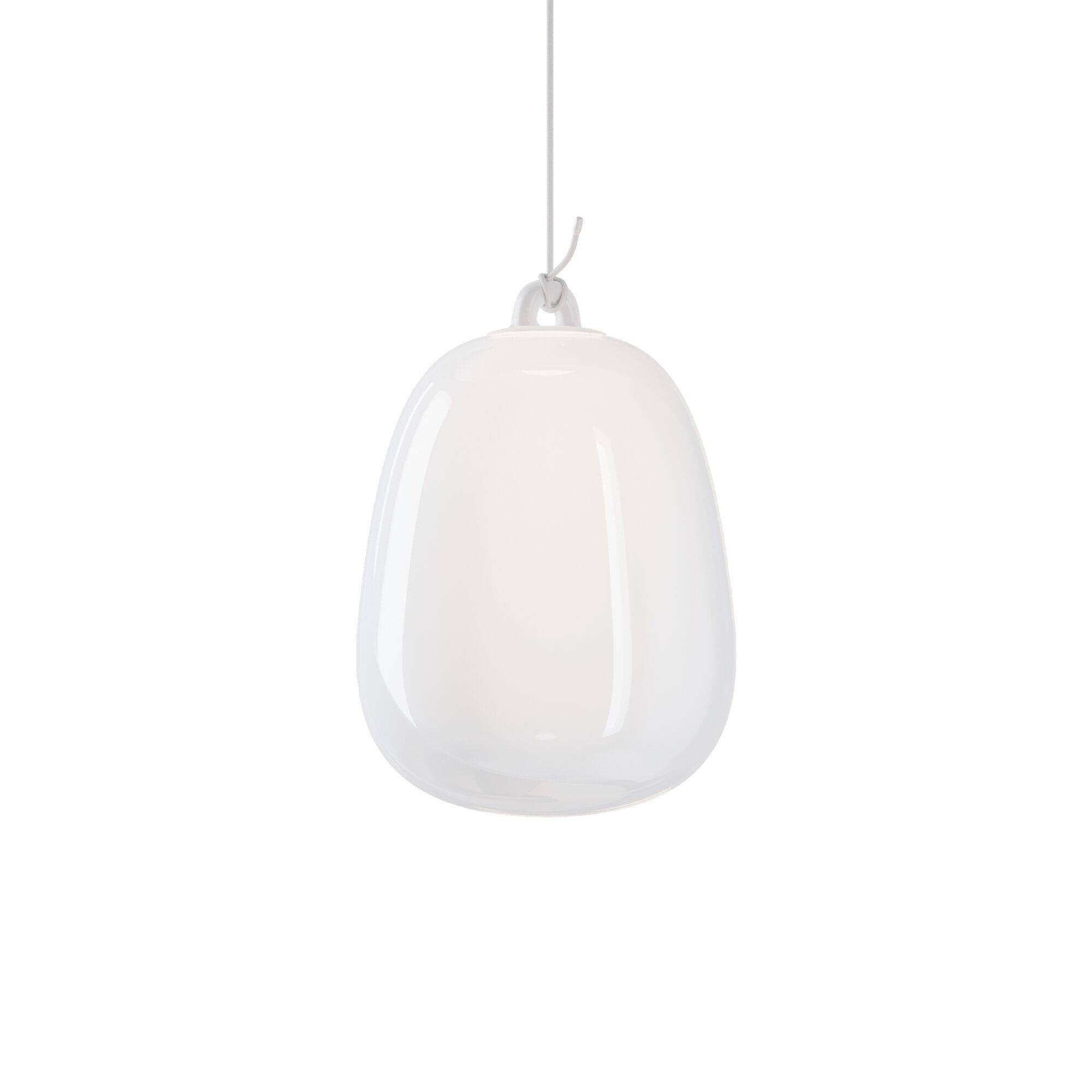 Oblò Taklampa Stor 2700K Siden Vit/ Vit
