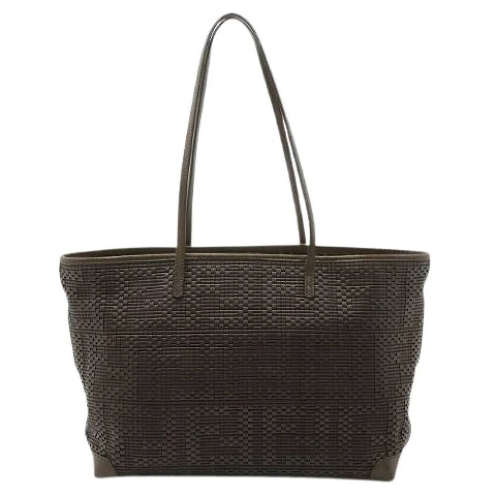 Fendi Vintage - Pre-owned Vävd Läder Tote Bag Vintage - Dam - ONE Size - Läder