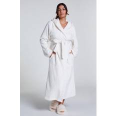 Hunkemöller Badekåbe Waffle hvid - XS/S