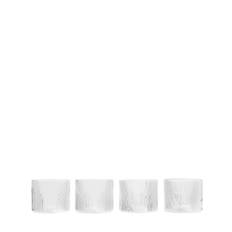 Set Of 4 Ripple Low Glasses