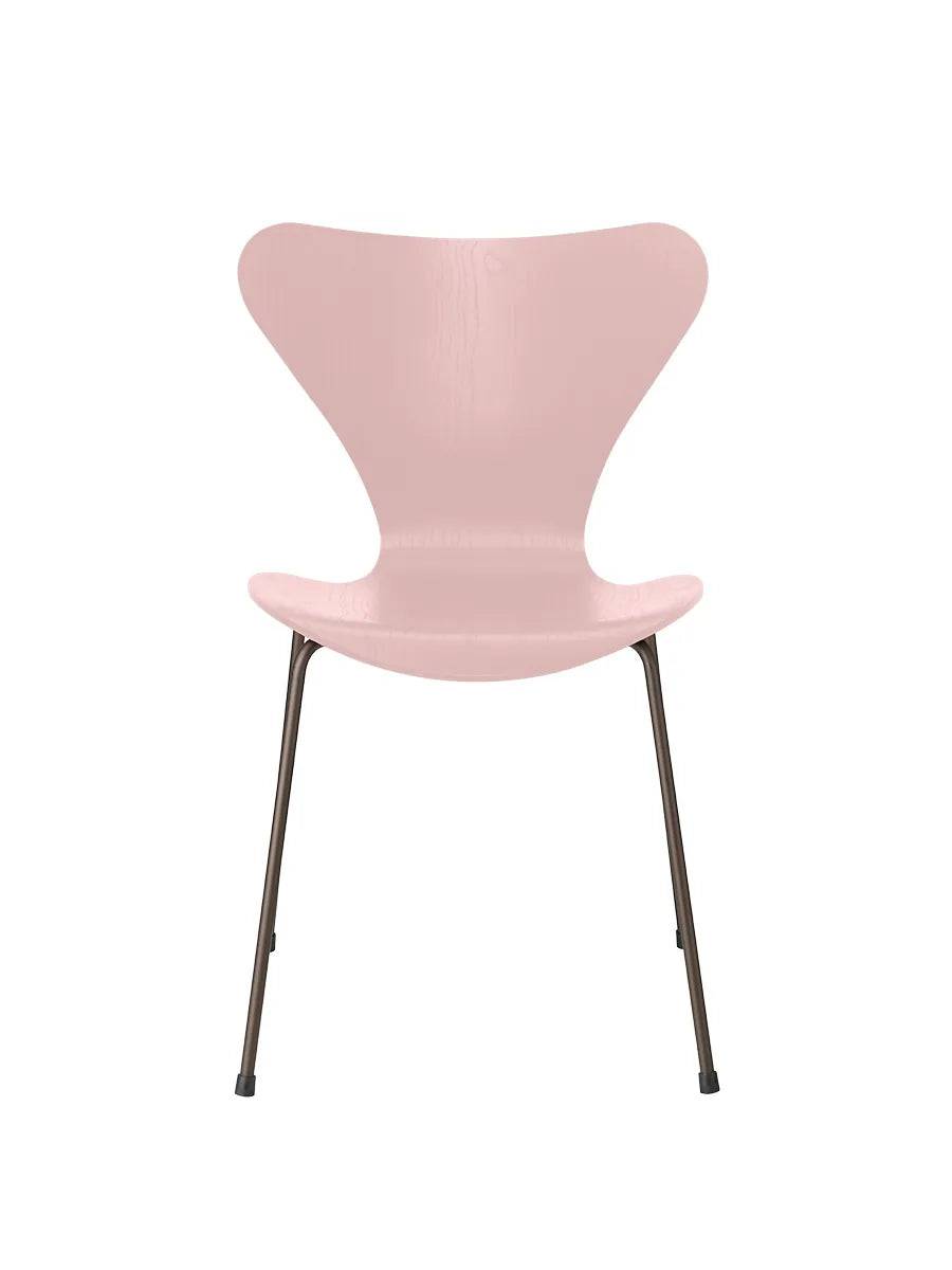 3107 Serie 7 stol i farvet ask af Arne Jacobsen Pale Rose / Brown Bronze - Jacobsen Plus
