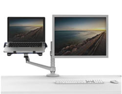 Wergon - Apollon - Justerbar Skærm og Laptopholder - Sølv
