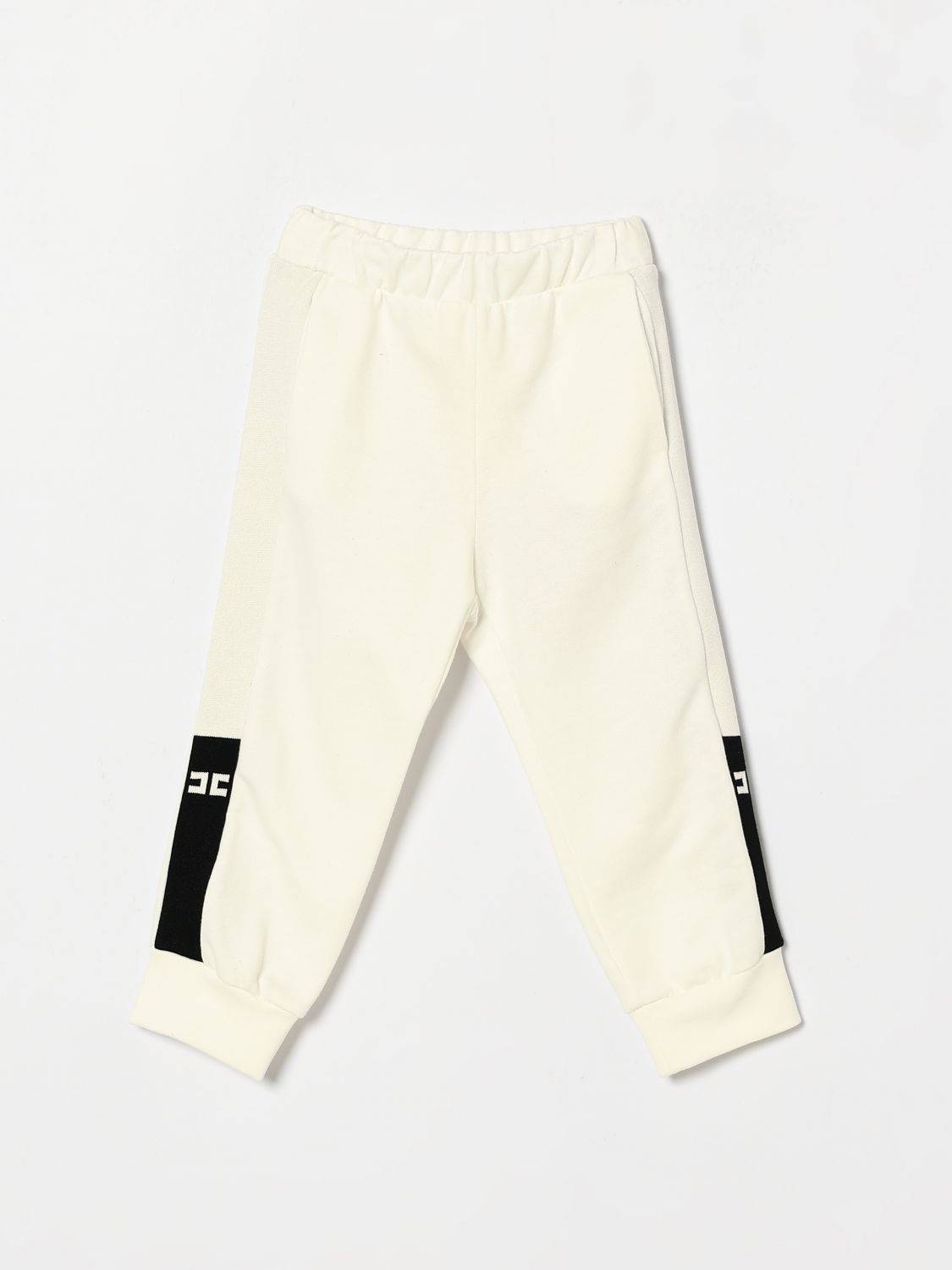 ELISABETTA FRANCHI LA MIA BAMBINA Jersey-Jogginghose mit Monogramm - 6M
