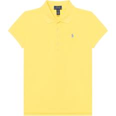 Polo Ralph Lauren T-Shirt SS24 Logo Embroidered Solid Color Button Short Sleeve Polo Kids tops Oasis-Yellow CWPOKNIG8020467-700 XL