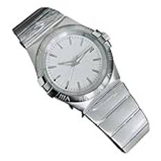 40 mm självuppdragande automatiska klockor för män safirglas NH35 mekaniskt armbandsur, Vitt