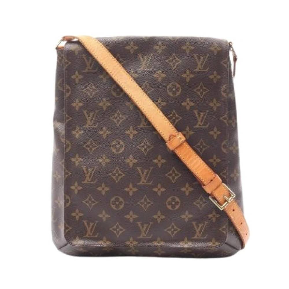 Louis Vuitton Vintage Pre-owned Musette Crossbody Taske - Vintage - Dame - Brun - ONE SIZE - Uld