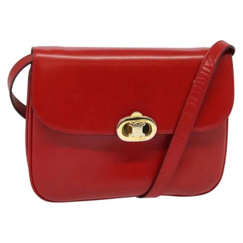 Celine Vintage Pre-owned Laeder celine-tasker - Vintage - Dame - Rød - ONE SIZE - Uld