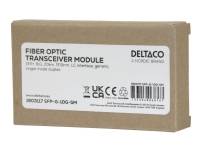 DELTACO - SFP+ sändar/mottagarmodul - 10GbE - 10GBase-LR - LC enkelläge - upp till 20 km - 1310 nm