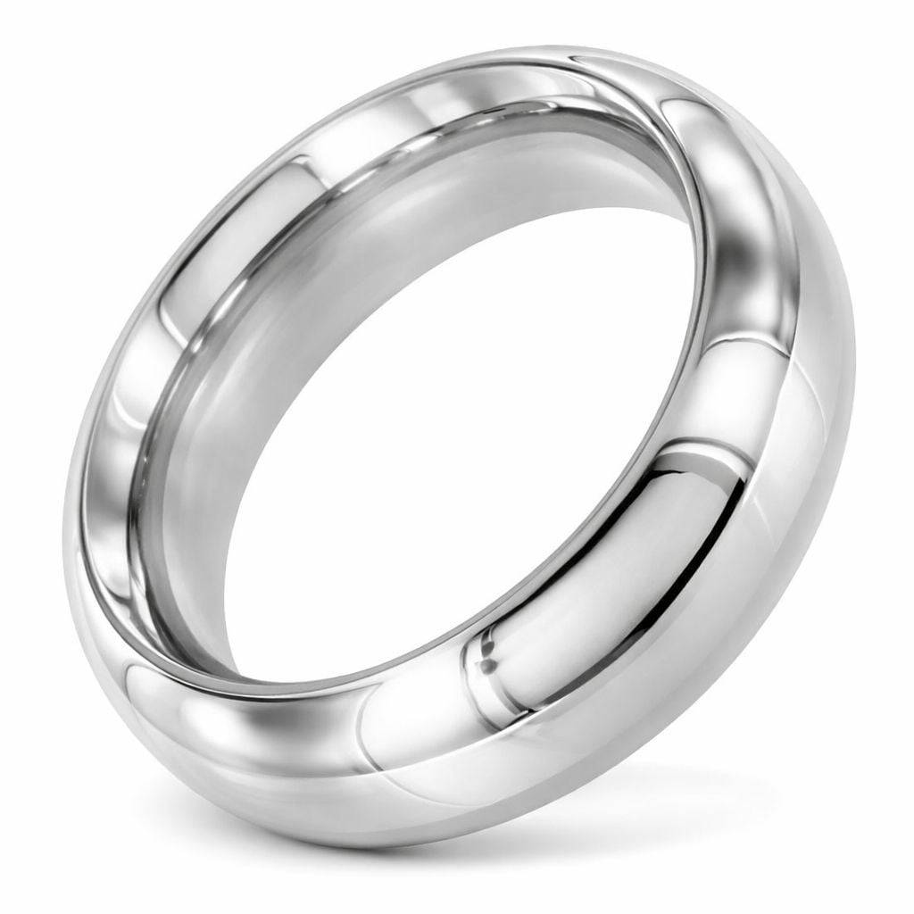 Slave4master Delta Donut Cock Ring 40 mm, stainless steel cock ring, height 20 mm, thickness 9 mm
