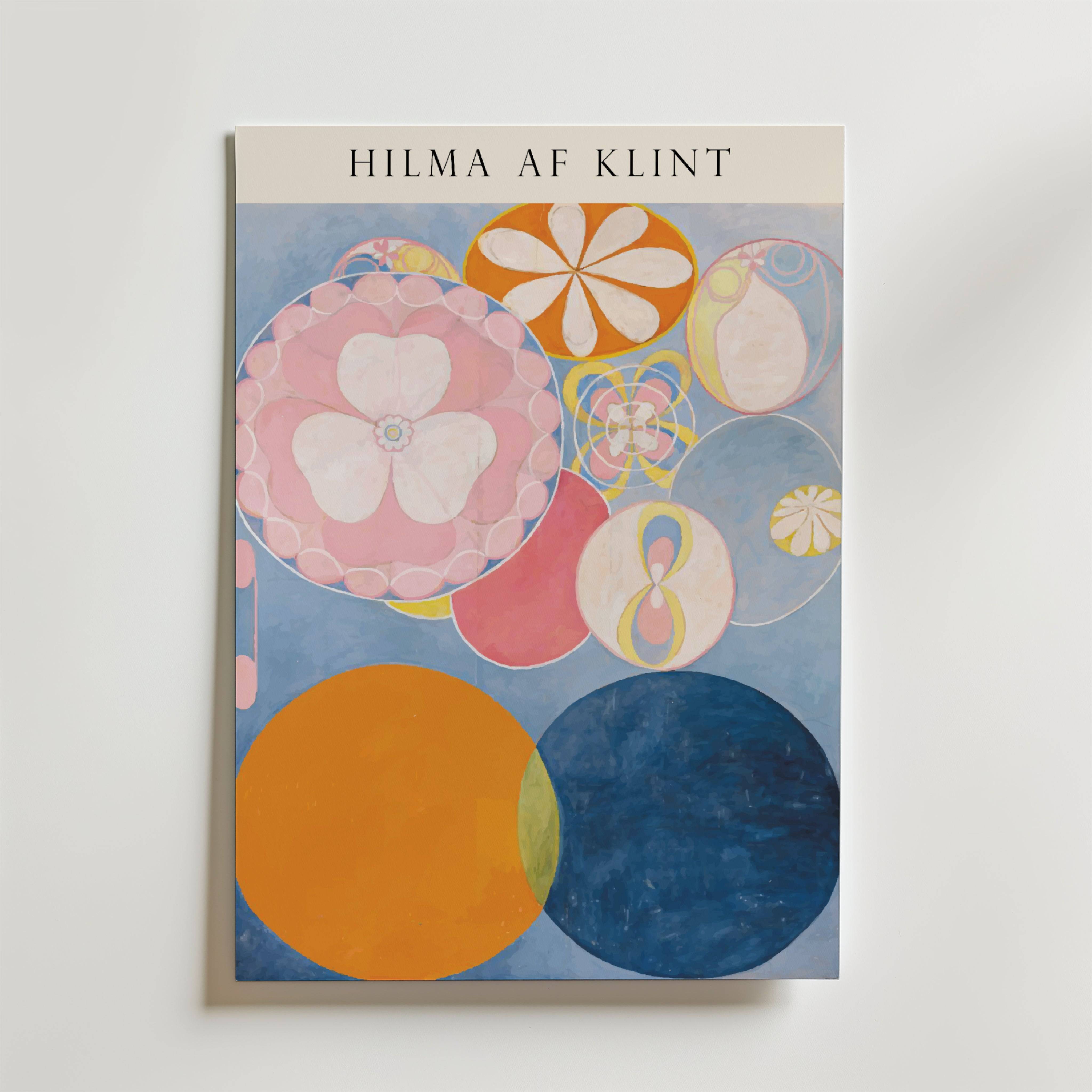 Hilma af Klint Circles of Unity Poster - Fine Art Poster 70x100 cm