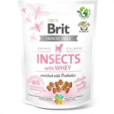 Brit Crunchy Snack Insects Whey Med Probiotics PUPPY 200 gram