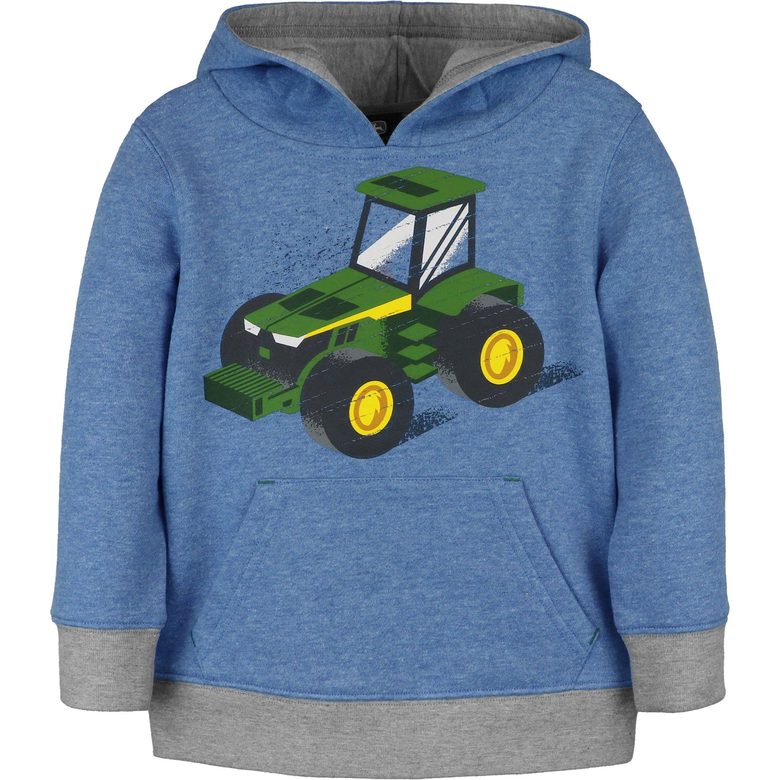 John Deere Hoodie Blå 3-4 år