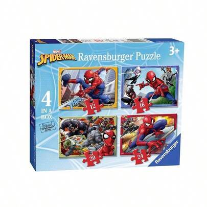 Disney Spider-Man 12+16 +20 +24Pieces Jigsaw Puzzles Kids Age 3Years+ 6915 - Multifärgad