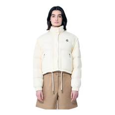Moncler, Jacka, Dam, M, Avtagbar Ärm Dun Jacka - beige (M)