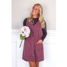 Loved by Lykke - Kjole - All Day Spencer Dress - Burgundy (Levering i september)