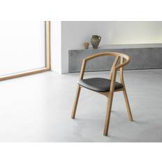 Kristensen Metro KC04 spisebordsstol (Ask massiv, Sigma semianilin læder 30010 Brandy)