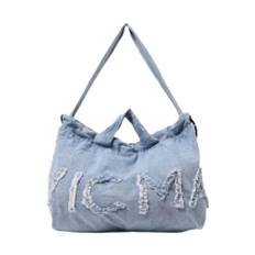 Vic Matié, Väska, Dam, ONE Size, Denim, Denim Fringe Backpack