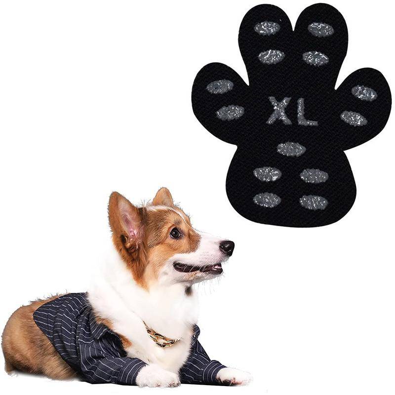 Hund Tasskydd Halkfria Tassgrepp Pads Husdjursskor Stövletter Strumpor Ersättning 4st/Set