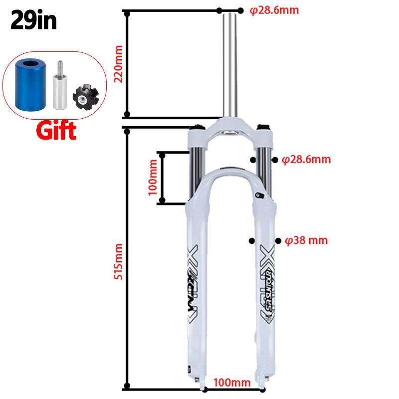 SUNTOUR XCM MTB-gaffel 26 27,5 29 tum Axelkontroll Låsning Mekanisk Aluminium Oljefjädergaffel 100 mm