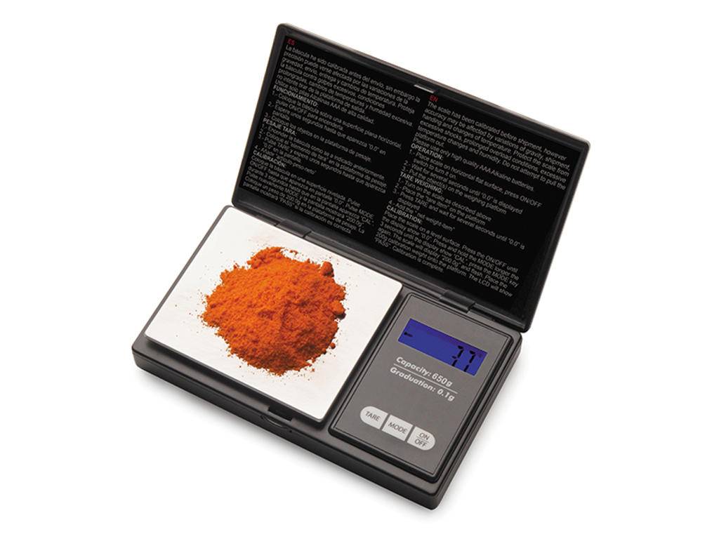 Vikt Mikro, 650 gr 0,1 g exakt Lacor