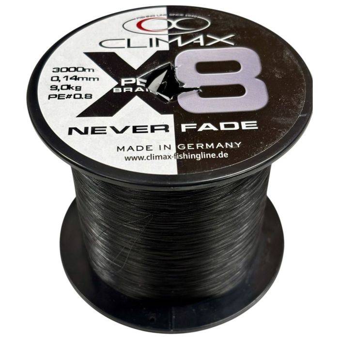 Climax PE X8 Neverfade Black Metermål