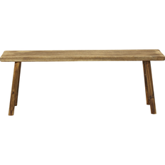 Bench, Hdnadi, Natural - L: 120 cm, W: 38 cm, H: 43 cm / Natural