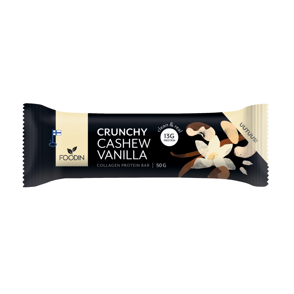 Kollagen Proteinbar Cashew-Vanilj 50 g