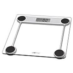 Clatronic PW3368 Badrumsvåg, Genomskinlig, Upp till 150 kg