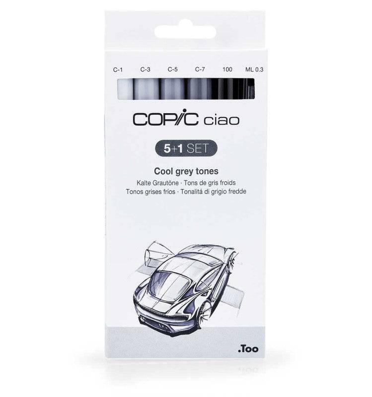 Copic Ciao Set 5+1 Gråa färger
