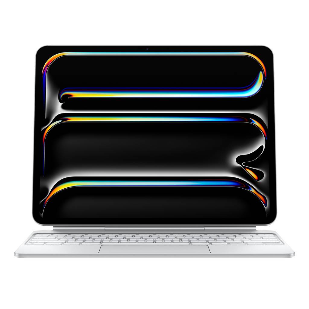 Apple Magic Keyboard till iPad Pro 13 tum (M5) – franskt – vit