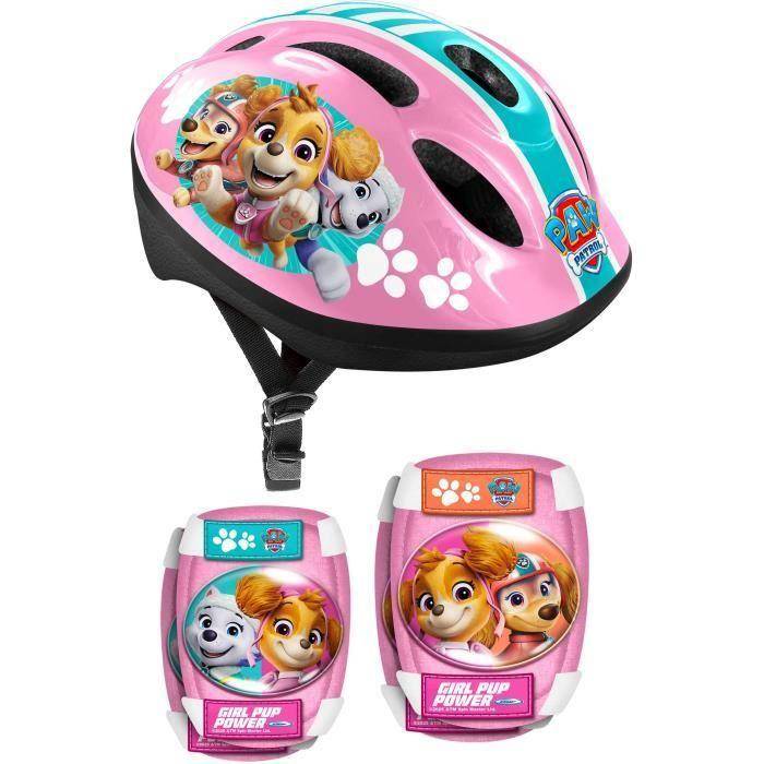 Skydd rulle - PAT'PATROUILLE - Hjälm / Armbågsskydd / Knäskydd - Rosa rosa