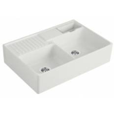 Villeroy & Boch Spülstein Doppelbecken, Farbe SM Steam, Classicline
