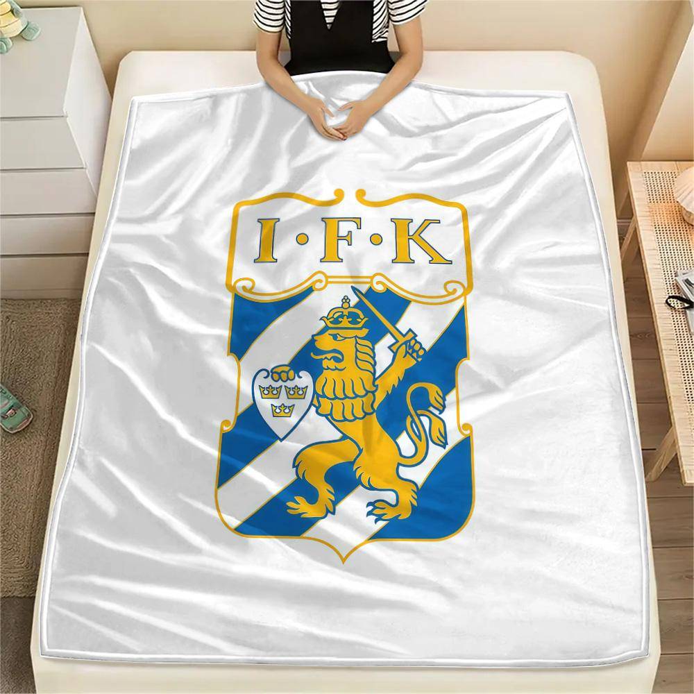 IFK Göteborg Flanellduk, Hög kvalitet Bekväm för Alla Årstider, Heminredning, Värme och Komfort