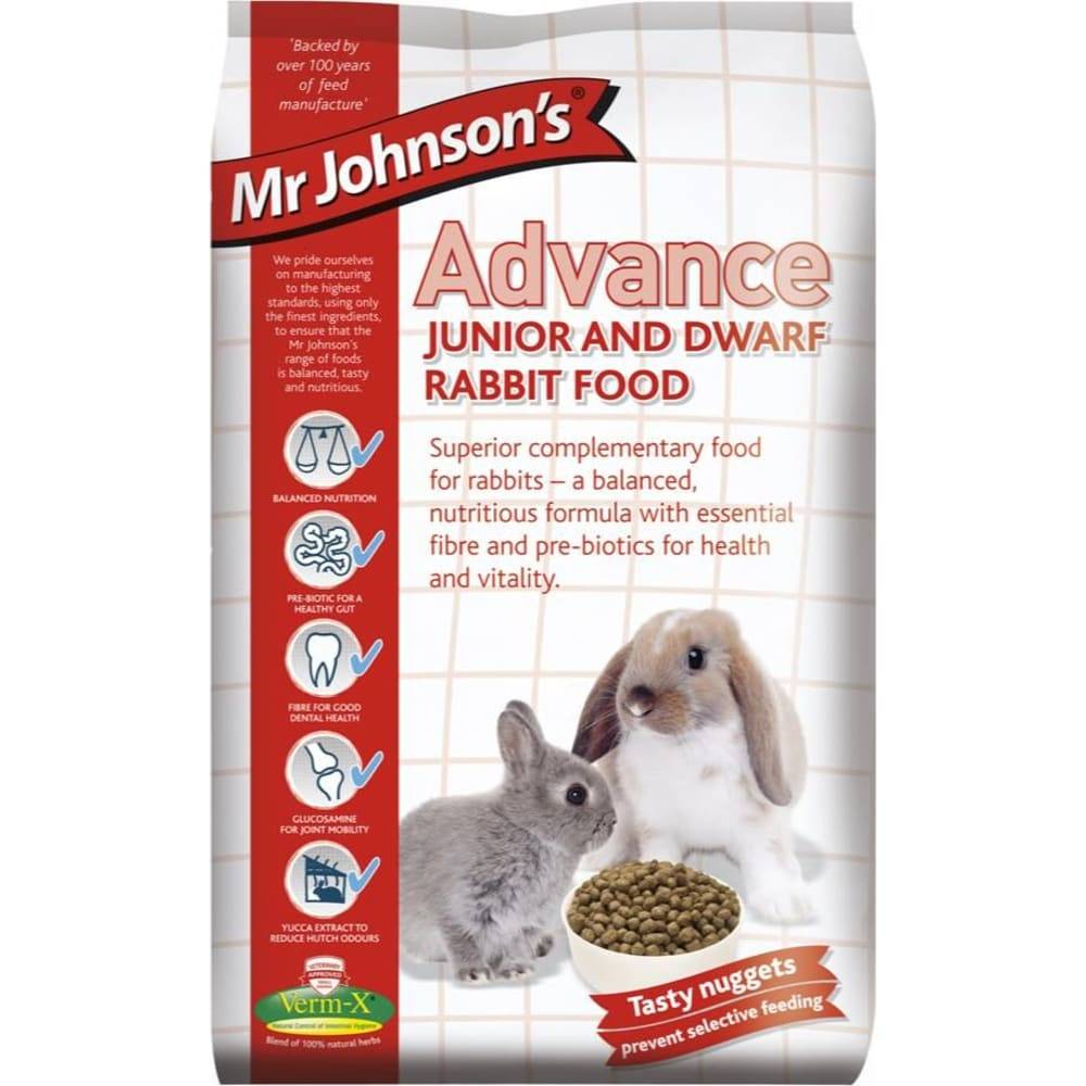 Mr. J. Advance foder til unge kaniner og dværgkaniner, 1,5 kg