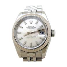 Rolex Vintage, Pre-owned, Dam, ONE Size, Förhandsägt Oyster Perpetual Datejust klocka