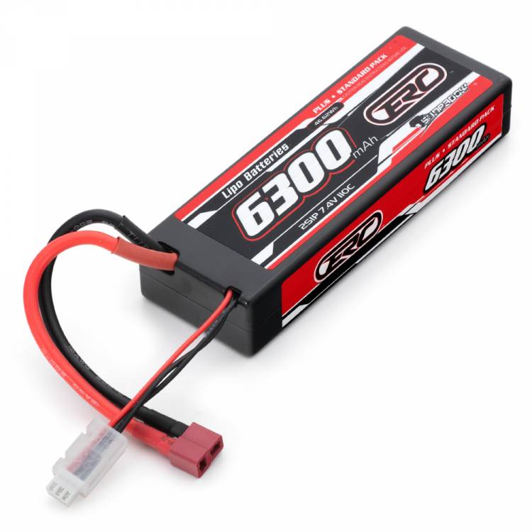 Sunpadow 256401  Li-Po Batteri 2S 7,4V 6300mAh 110C Hard T-Kontakt