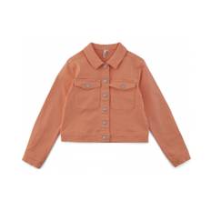 Little Pieces - Emla denimjakke Peach Cobbler - Bomber- og Denimjakker til Pige - Str. 140