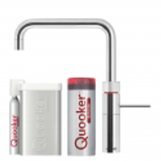 Quooker Fusion Square Krom 5i1, inkl. Pro3 beholder & Cube køler