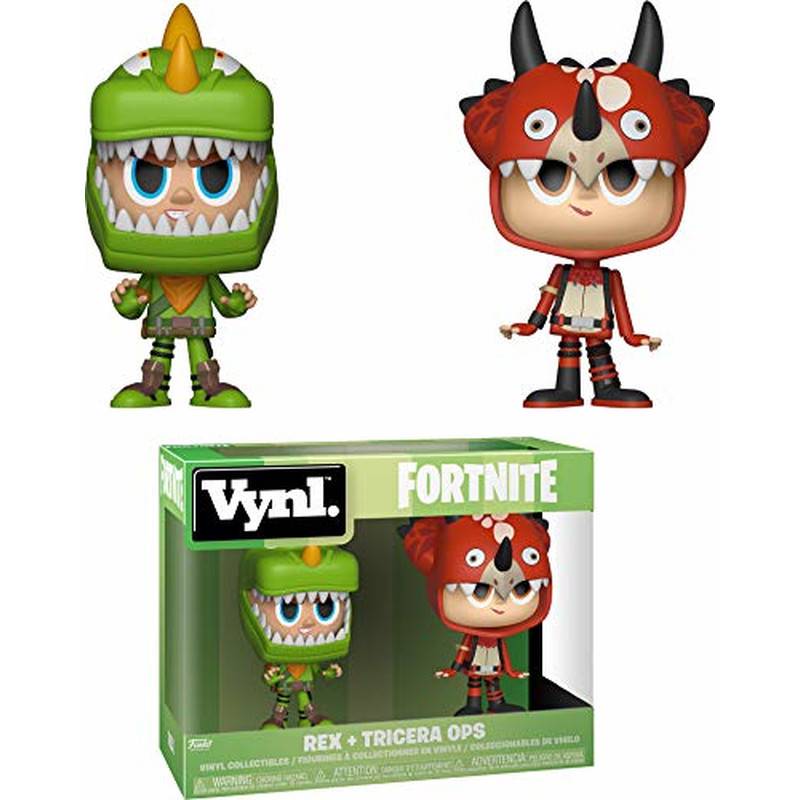 Funko VYNL 2-Pack: Fortnite - Rex & Tricera Ops Vinyl Figures 10cm