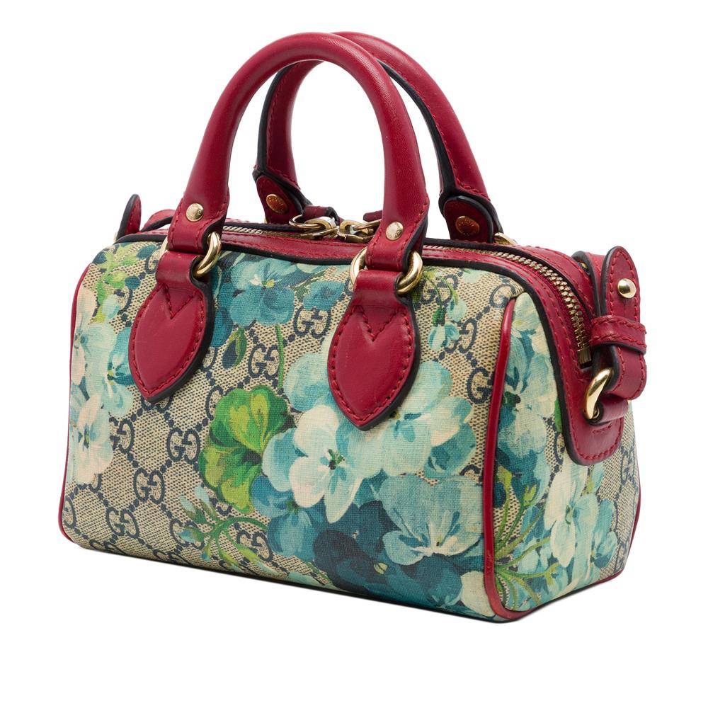 Gucci Vintage Gucci Boston Bag Stl. - Gucci Vintage Från Magasin - Beige (L 13cm x W 18cm x D 9.50cm)