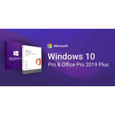 Microsoft Windows 10 Pro and  Office Professional 2019 Plus - 1 Device