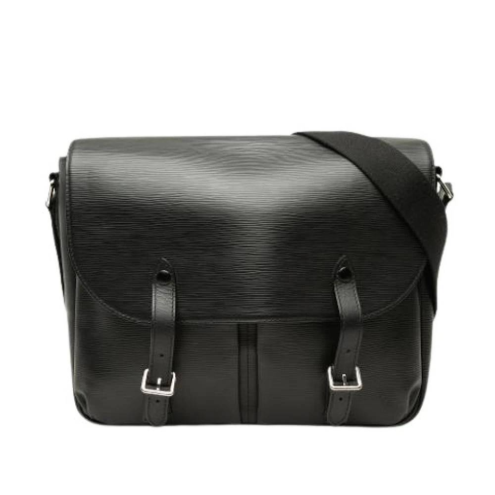 Louis Vuitton Vintage Pre-owned Messenger Bag - Vintage - Dame - Sort - ONE SIZE - Uld