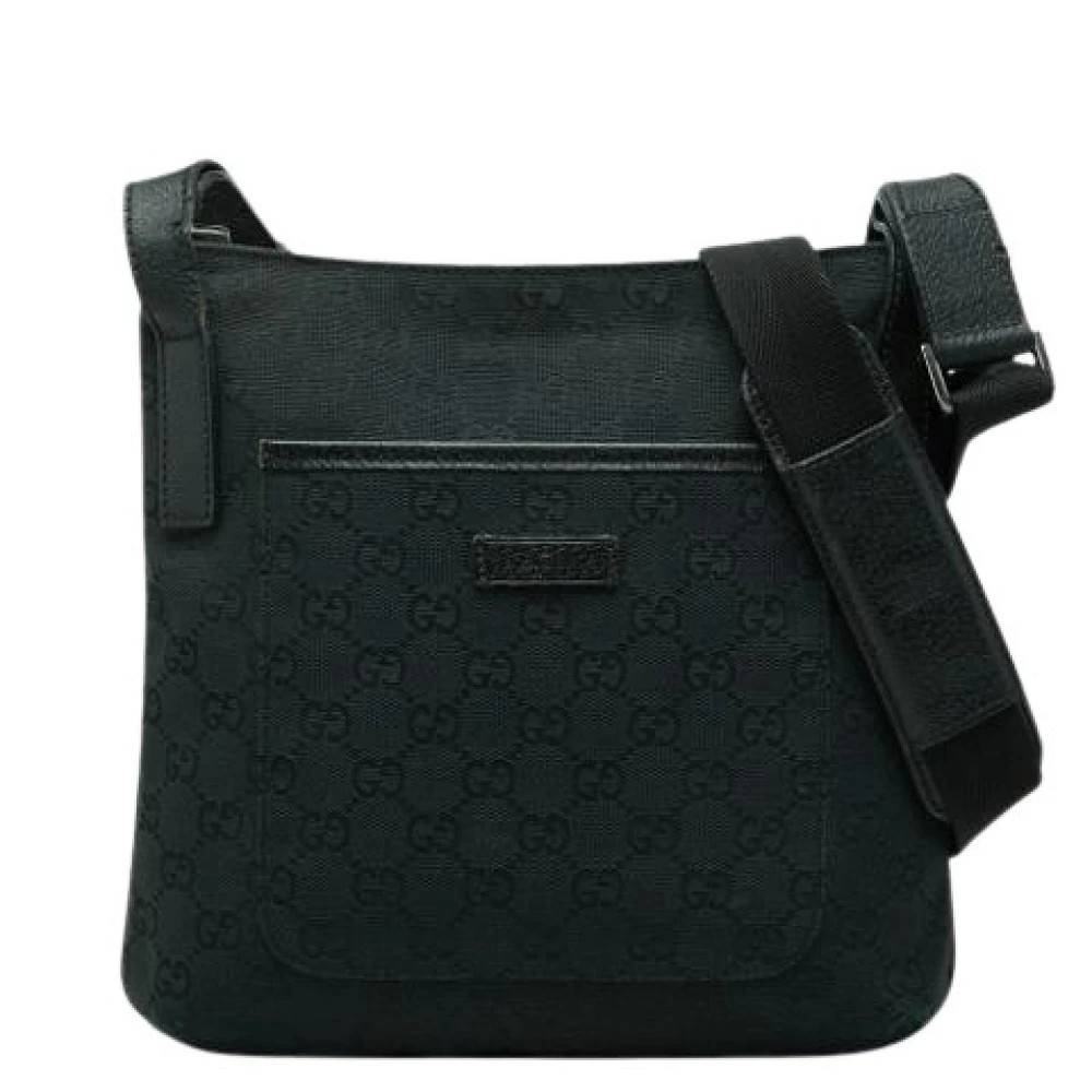 Gucci Vintage - Pre-owned Canvas Shoulder Bag Vintage - Dam - ONE Size - Läder