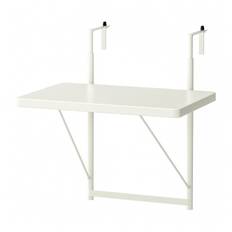 TORPARÖ balkongbord, vit, 50 cm