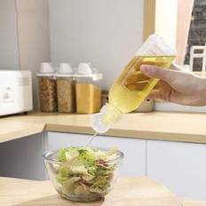 1 st 500ml plastflaska genomskinlig olja, kök Hushållsgrill utomhus BBQ Olivolja squeezer dispenser kryddbehållare - Transparent färg (500 ml)