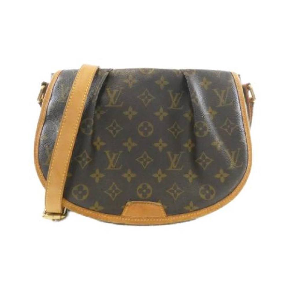 Louis Vuitton Vintage Pre-owned Skuldertaske - Vintage - Dame - Brun - ONE SIZE - Uld