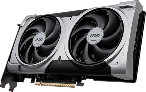 MSI GeForce RTX 5060 Ti 16G VENTUS 2X OC PLUS grafikkort - RTX 5060 Ti GPU, 16 GB GDDR7 (28 Gbps/128-bit), PCIe 5.0 - dubbel fläkt termisk design (2 x STORMFORCE) - HDMI 2.1b, DisplayPort 2.1b